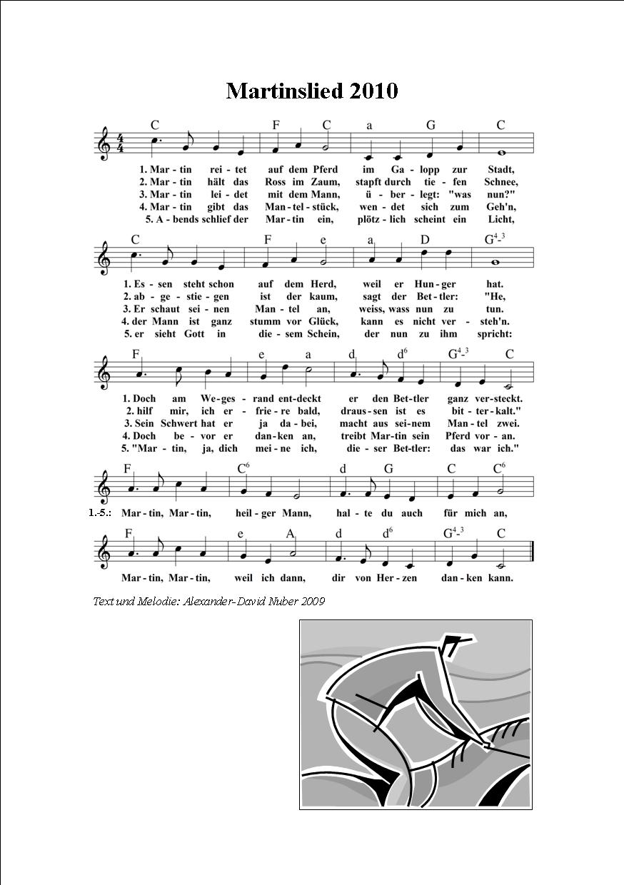 Martinslied 2010 Herzlich Willkommen Auf Liederkiste Net